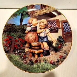 Danbury Mint M J Hummel  Little Companions  " Squeaky Clean"  Plate